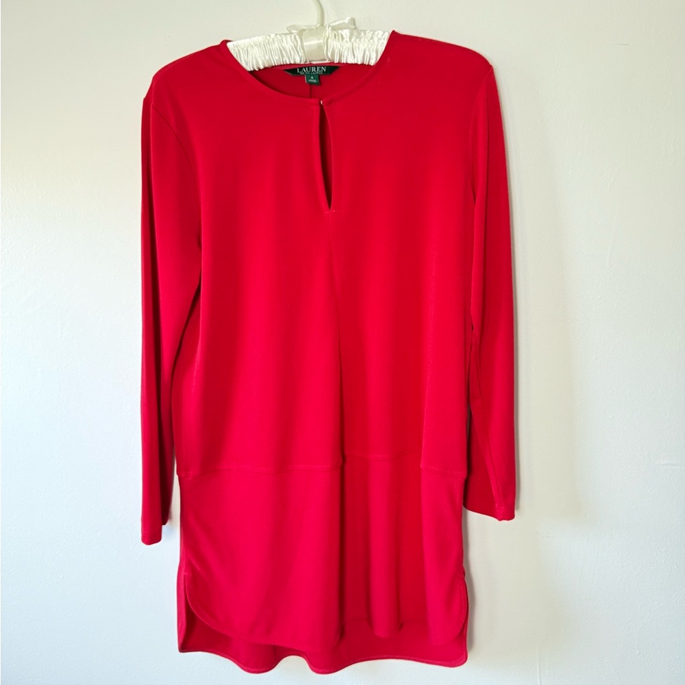 Lauren  Ralph‎ Lauren Vibrant Red Dress